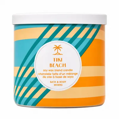 Vela Tiki Beach Soy Wax Bath & Body Works