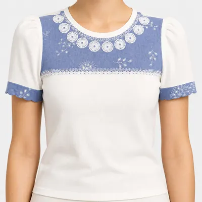 Blusa manga princesa 