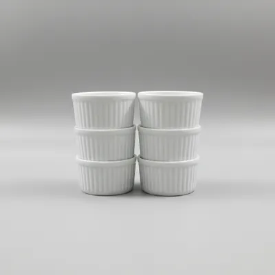 KIT6TIGELASRAMEKIN200ML,VAI AO FORNO ,MICRO ONDAS