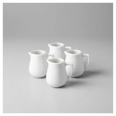 KIT 4 MINI JARRAS200 ML PARA CALDOS E MOLHOS,PORCELANA ,VAI AO FORNO E MICRO ONDAS