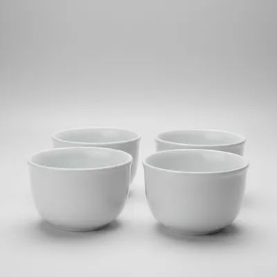 KIT 4 CUMBUCA 200ML PORCELANA VAI AO FORNO E MICR ONDAS