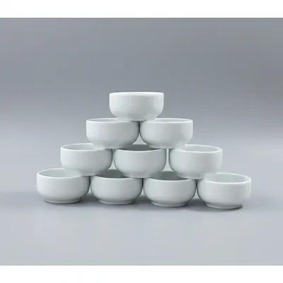 KIT 10 MINI TIGELAS  40ML PARA PATE,MANTEGUEITA,PORCELANA VAI AO FORNO E MICRO ONDAS