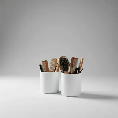 KIT 2 POTES PORTA TRECOS 400MLPARA LAVABO E BANHEIRO