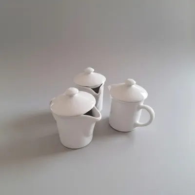 KIT 3 BULES 350 ML CHA E CAFE,PORCELANA VAI AO FORNO E MICRO ONDAS