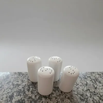 kit 4 saleiros de mesa 100 gramas,porcelana