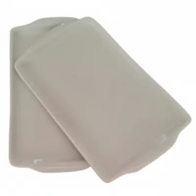 KIT 2 BANDEIJA 12 CM X 21 CM ,PORCELANA VAI AO FORNO E MICRO ONDAS