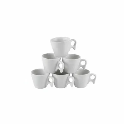 KIT 12 XICARAS DE CAFE 70 ML CABO PRATICO,VAI AO FORNO E MICRO ONDAS