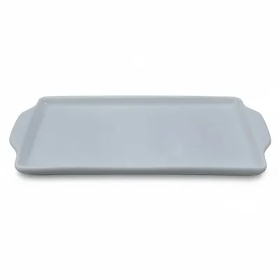 BANDEJA RETANGULAR 21 X 12 ,PORCELANA VAI AO FORNO E MICRO ONDAS