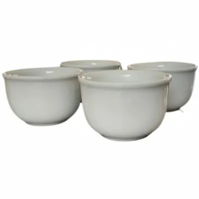 KIT 4 TIGELAS CUMBUCAS 350 ML,PORCELANA VAI AO FORNO E MICRO ONDAS