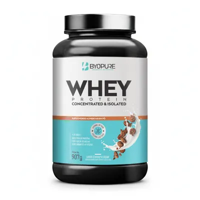 Whey Concentrado e Isolado Sabor Cookies’n Cream 907g 