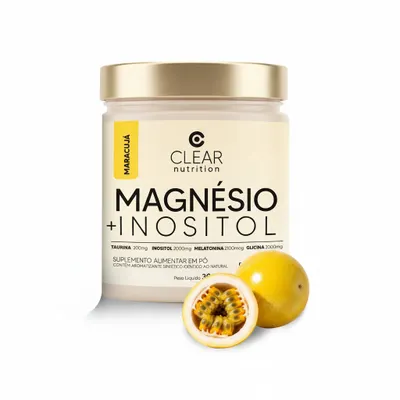 (CONSULTAR VALOR COM VENDEDOR)Magnésio + Inositol Sabor Maracujá 300g