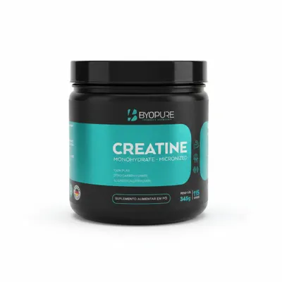 Creatina 100%  Monohidratada Micronizada Sem Sabor 345g 