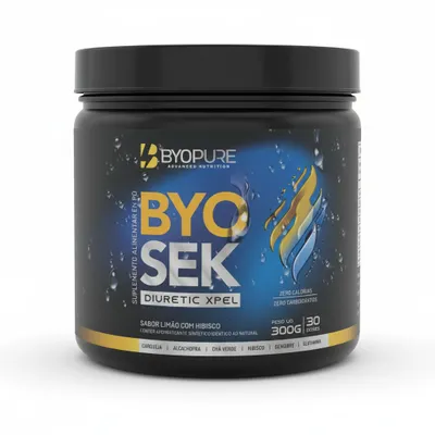 ByoSek Diuretic Xpel Sabor Limão Com Hibisco 300g