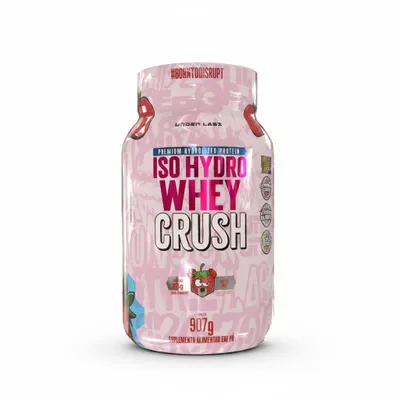 Whey Under Labz Isolado e Hidrolisado Sabor Morango 907g 