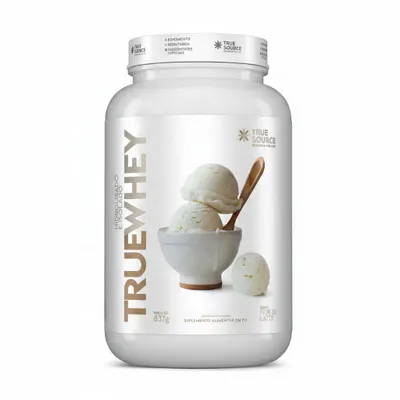 True Whey Isolado e Hidrolisado Sabor Fior di Latte 837g