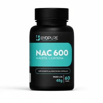 Nac 600 da Byopure 60 cápsulas