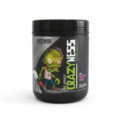Pré Workout Crazy Ness Sabor Açaí 200g 