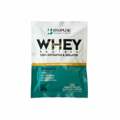 Sachê de Whey Protein Concentrado e Isolado Sabor Raffaello