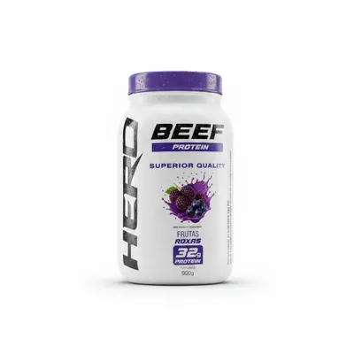 (CONSULTAR VALOR COM VENDEDOR) Beef Protein Hero Sabor  Frutas Roxas 900g
