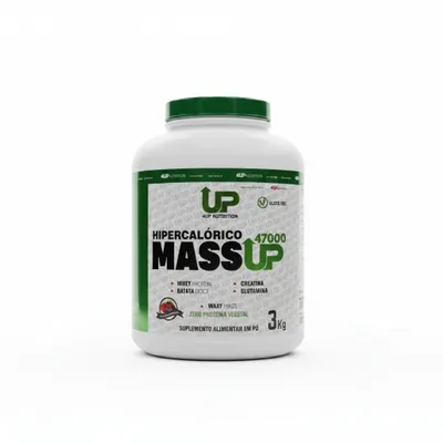 Mass Up 3kg Sabor Chocolate com Morango 
