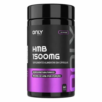 HMB 1500mg da Only 90 Cápsulas 