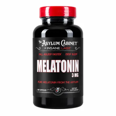 Melatonina 3mg Insane Labz  100 Cápsulas 