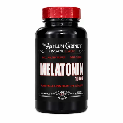 Melatonina 10mg Insane Labz  100 Cápsulas  