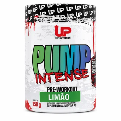 Pré Treino Pump Intense Da 4UP Sabor Limão 150g