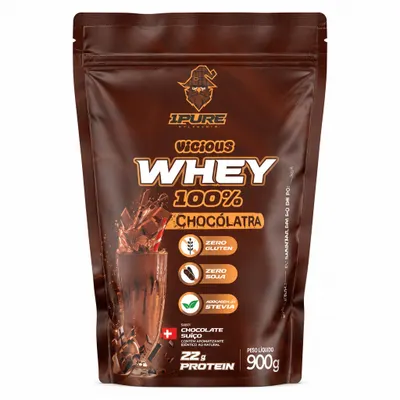 Vicious Whey 100% Sabor Chocolate Suíço 900g
