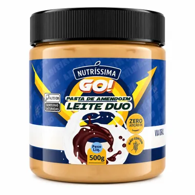 Pasta de Amendoim Leite Duo Da Nutríssima 500g