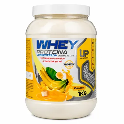 Whey 4up no Pote Sabor Banana 1kg    