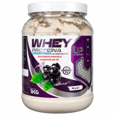 Whey 4up no Pote Sabor Açaí 1kg   