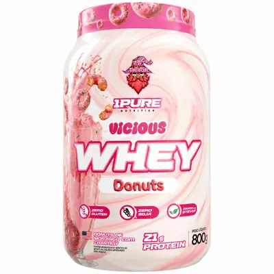 Vicious Whey Donuts Morango 800g