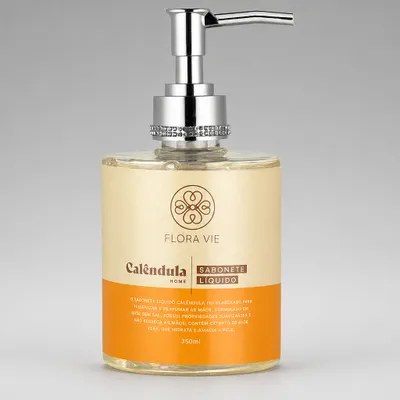 Sabonete Liquido para as mãos Calendula Flora Vie 350ml