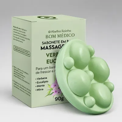 Sabonete em Barra Massageador  Abelha Rainha 90g