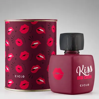 Deo Colônia Kiss You More lata 100ml Ciclo Cosméticos