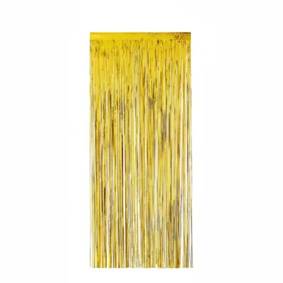 CORTINA METALOIDE MAKE 100X200 METALIZADA DOURADO 5500