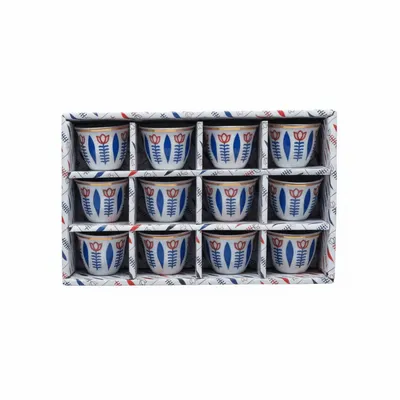 14037.1 - Jogo de Xícara Tradicional Árabe 4pcs (Caixa)