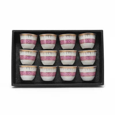 14011.2 - Jogo de Xícara Árabe Colorida 4 pcs (Caixa)