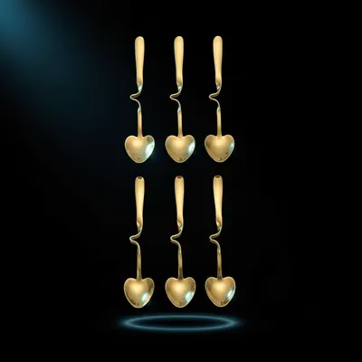 9000035 - Jogo de Colheres  Coração