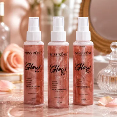 Bruma Fixadora Glow Fix - Miss Rose