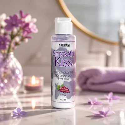 GEL HIDRATANTE SMOOTH KISS UVA - SAFIRA
