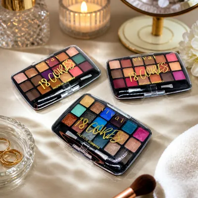 Paleta de Sombras 18Cores - Vivai