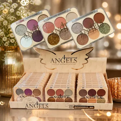 Paleta de Sombras & Glitter - 4Angels
