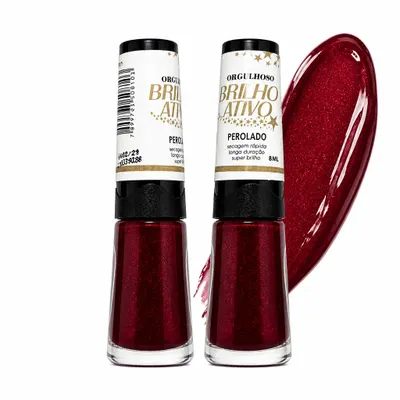 Esmalte Orgulhoso Perolado - Brilho Ativo