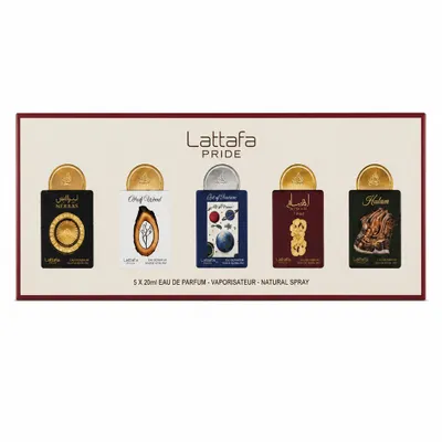 Kit Miniaturas Lattafa Pride Nº3 Unissex 5 x 20ML 