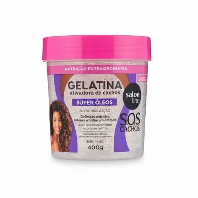 Gelatina Ativadora de Cachos Super Óleos