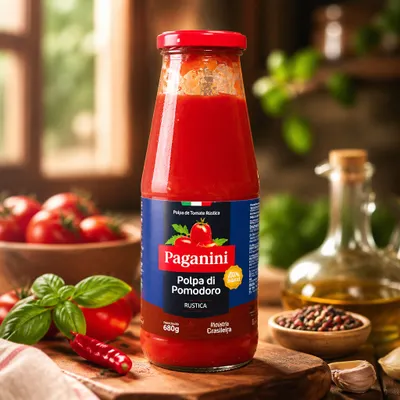 POLPA DE TOMATE ITALIANO PAGANINI RUSTICA 690G