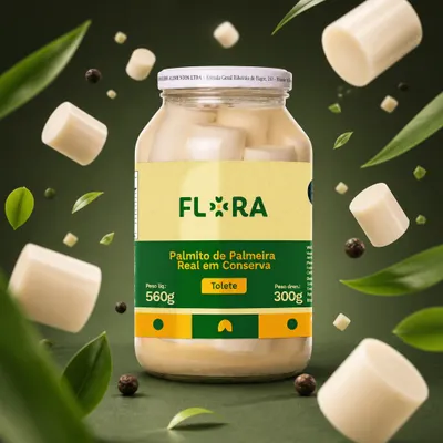 Palmito Flora Palm Real 300G Tolete