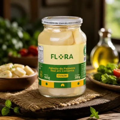 Palmito Palmeira Real Coração Flora 300g.